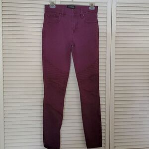 - EXPRESS wine red jeans